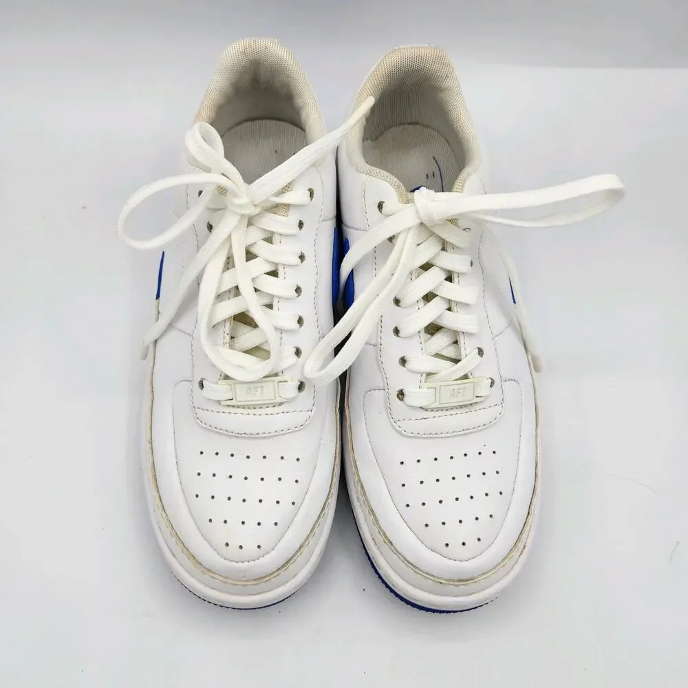 Nike Air Force 1 Jester XX Sneaker Womens 6.5 White Game Royal‎ Blue - Picture 7 of 13